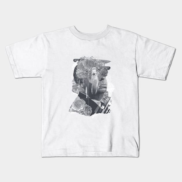 knives and roses Kids T-Shirt by psicostorms